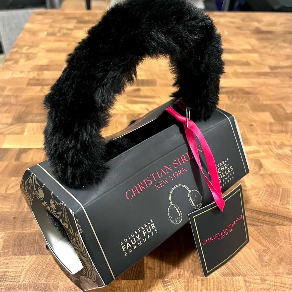 Christian Siriano faux fur Earmuffs